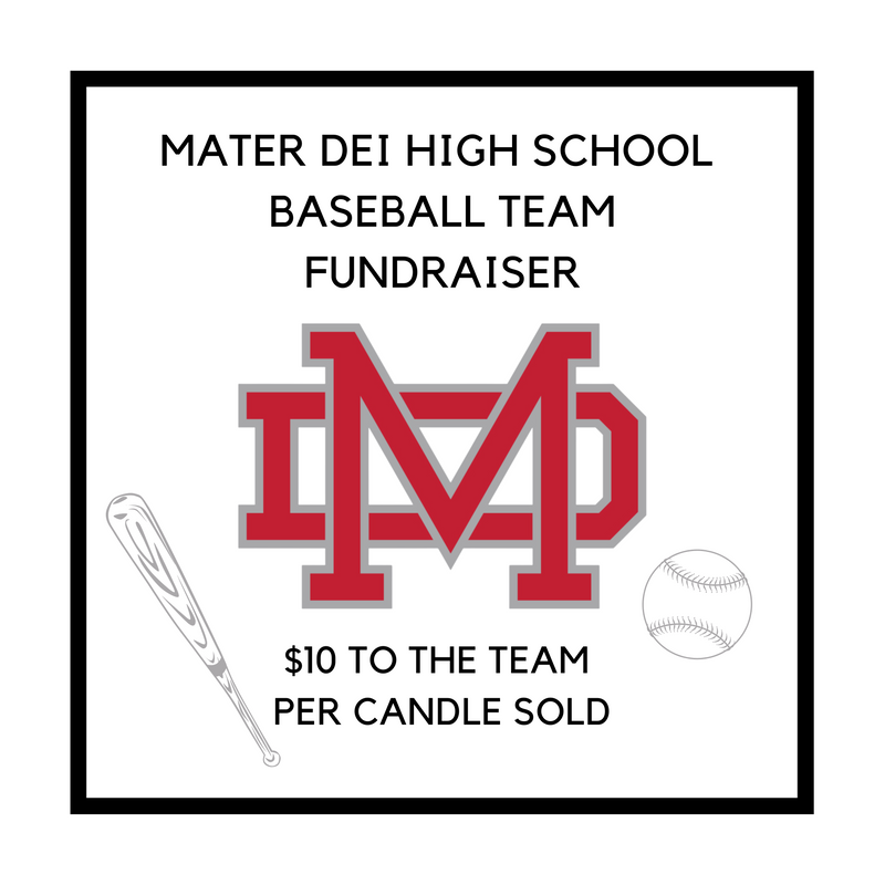 Mater Dei Baseball Team Fundraiser- 11oz Candle
